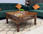 Sheesham Wood Coffee Table/ Centre Table - Kharad Design - Natural Finish