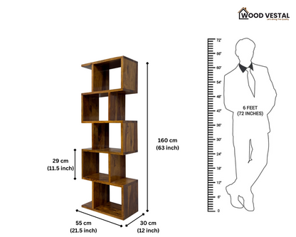 Book Shelf for Home Decor made with Sheesham Wood