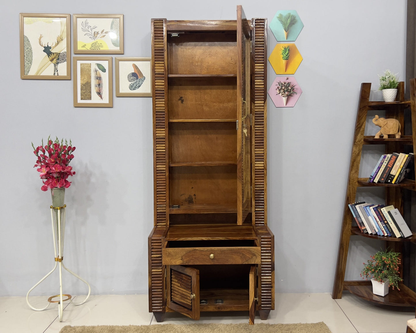 Sheesham Wood Dressing Table - Group Designed | Wooden Dressing Table for Bedroom