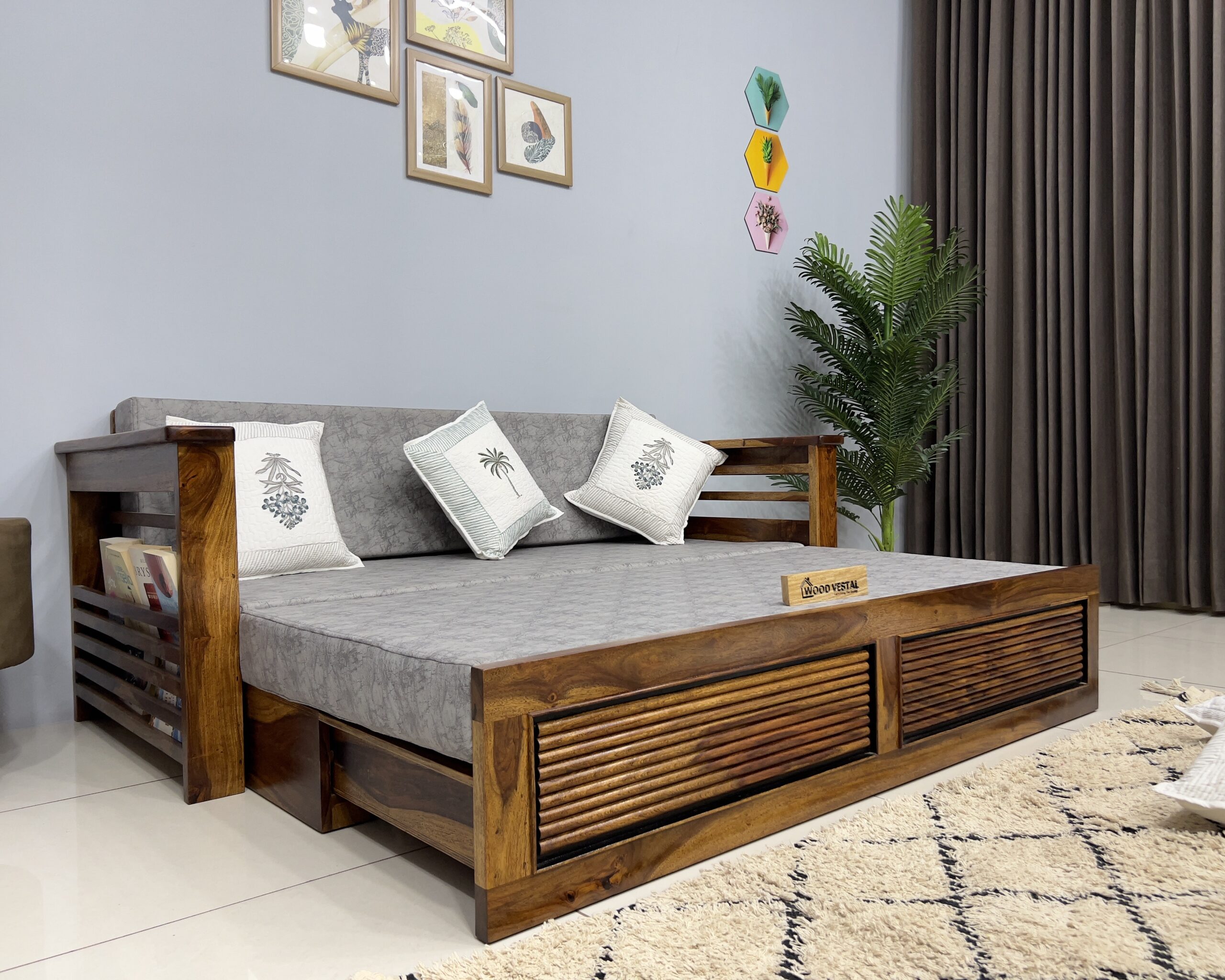Sofa Bed Made With Sheesham Wood