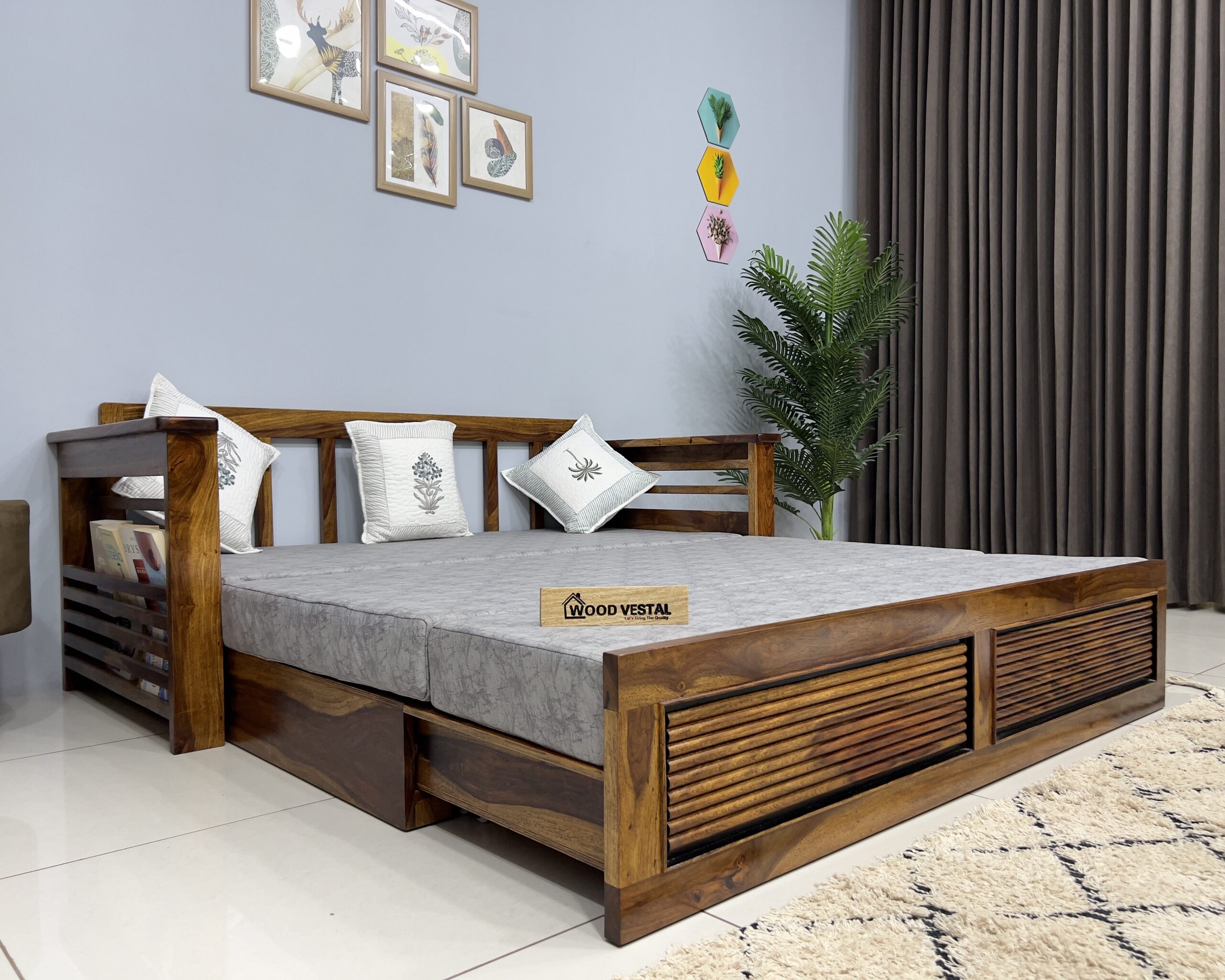 Sofa Bed Made With Sheesham Wood